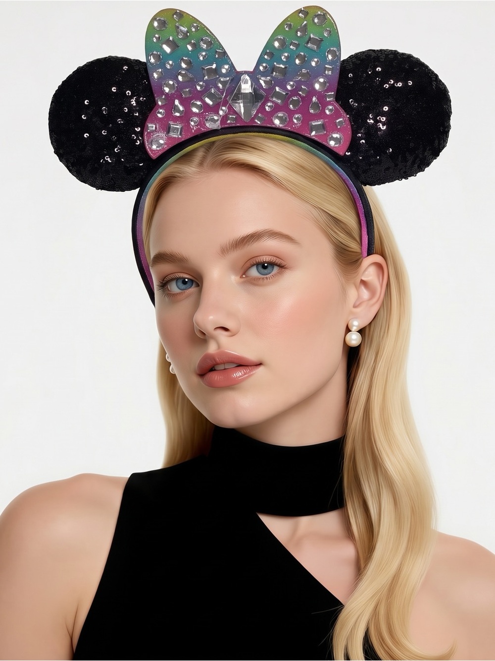 Disneyland Resort 70th Anniversary Minnie Mickey Mouse Ear Headband Disney Parks